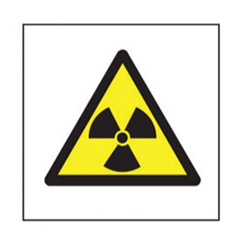 WA118 - Radioactive Icon Hazard Sign 400mm x 400mm