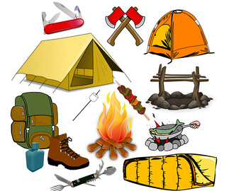 camp clip art – Etsy