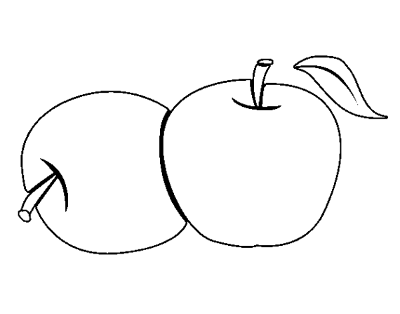 Pictures Of Apples To Color - ClipArt Best