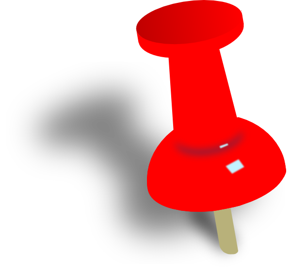 Red Push Pin | Free Download Clip Art | Free Clip Art | on Clipart ...