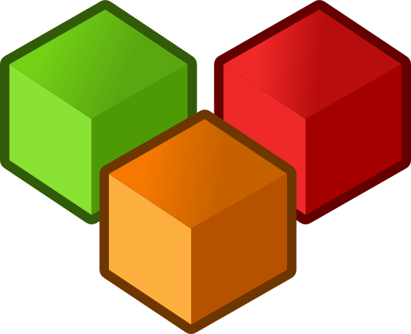Math Cube Clipart