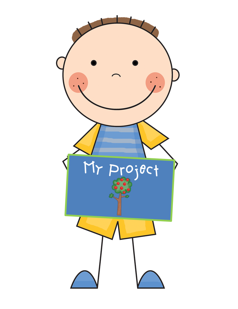 Student giving presentation clipart
