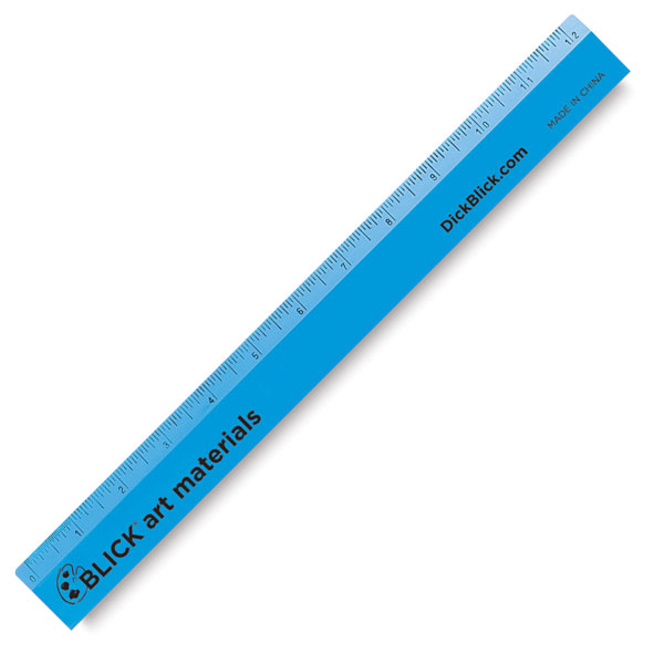 Blick Plastic Ruler - BLICK art materials