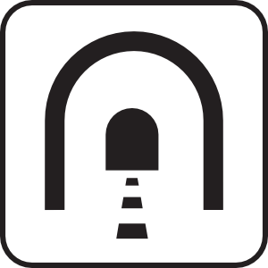 Tunnel White Clip Art - vector clip art online ...