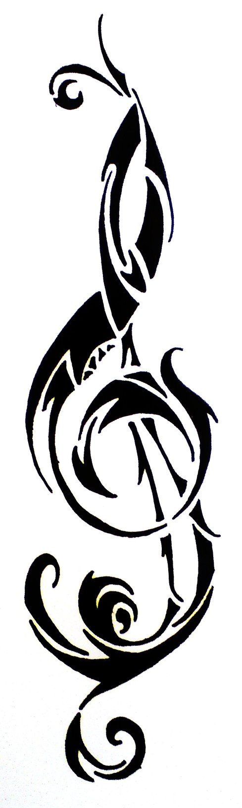 Music notes, My heart and Search