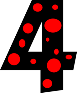 Free number 4 clipart