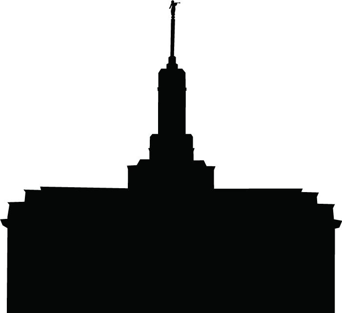 Lds Temple Silhouette Clipart