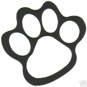 Tiger clipart paw print