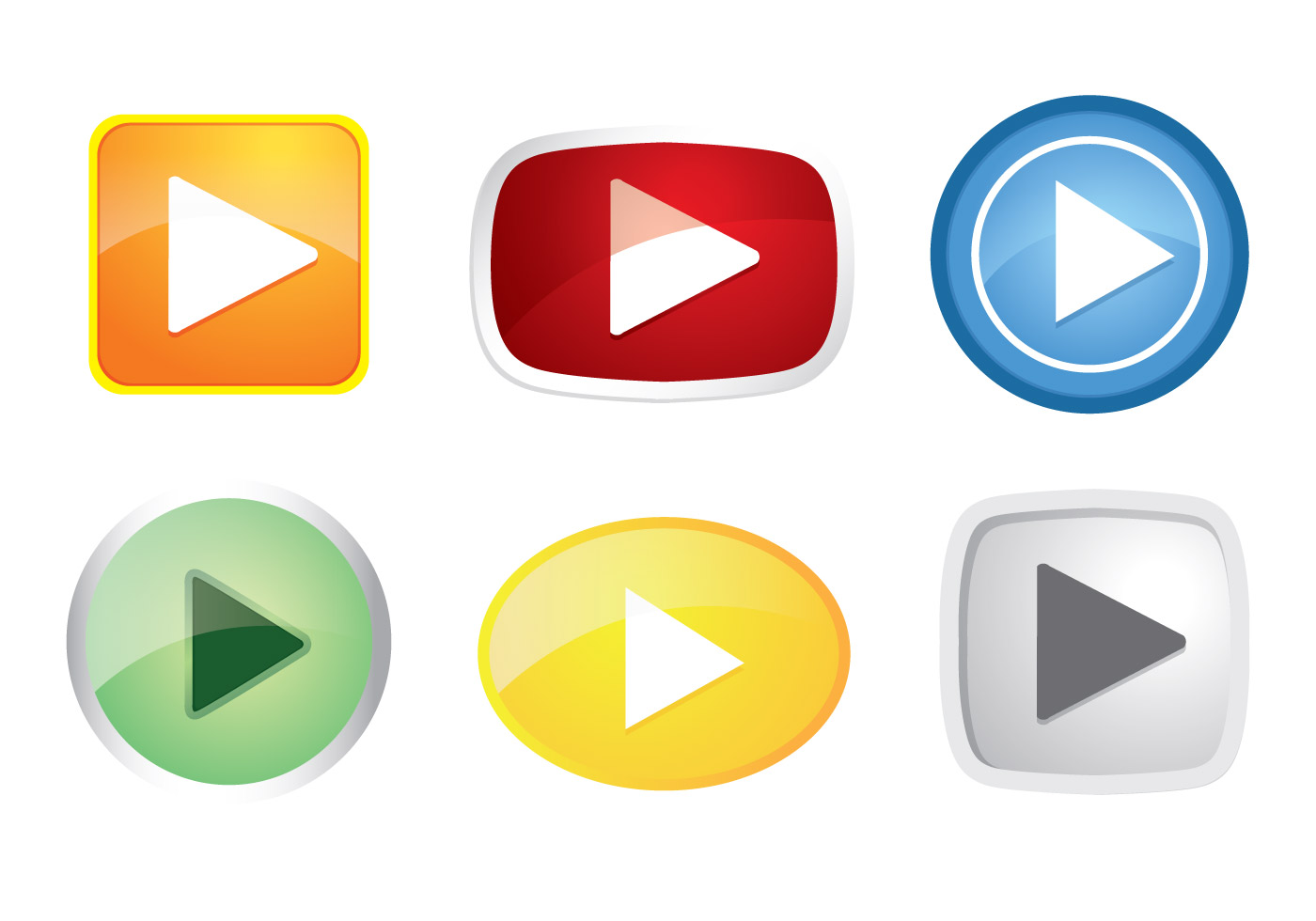 Play Button Icon Free Vector Art - (20224 Free Downloads)