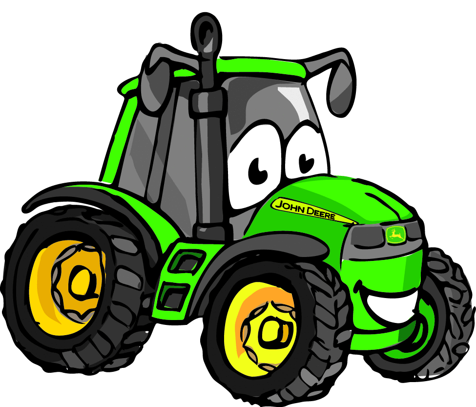 John Deere Tractor Clipart
