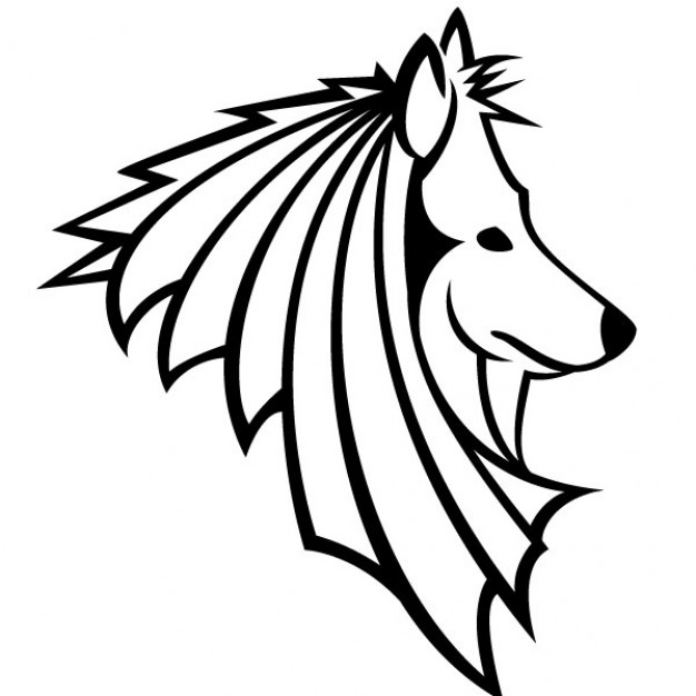 Dog with long hair vector clip art Vector | Free Download