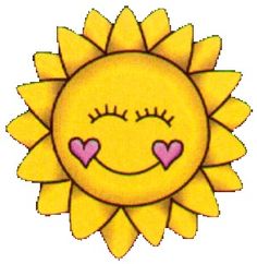 Sunshine smiley face clipart