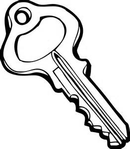 Key Coloring Page: Printable Key Coloring Page, Printable Key ...