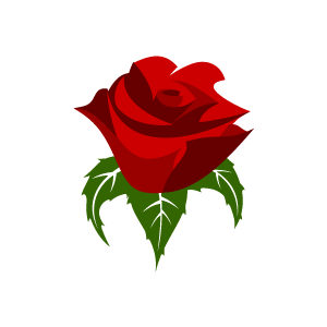 Red Rose Flower Clip Art – Clipart Free Download