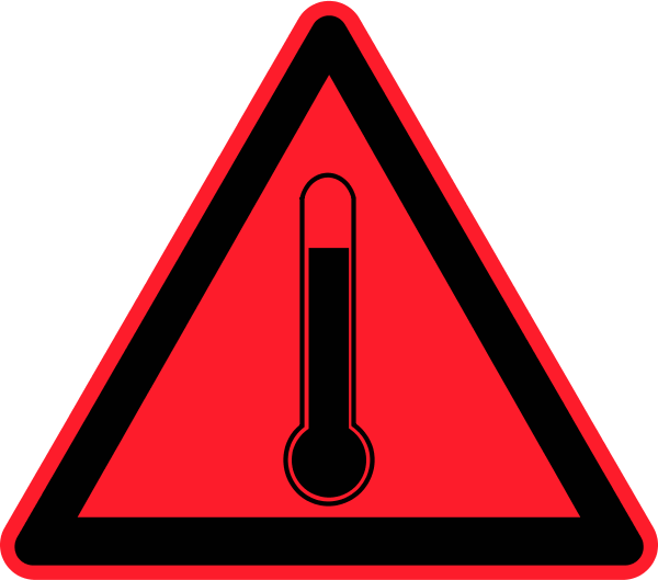 High temperature clip art