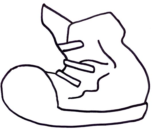 Clip Art Tennis Shoes Clipart