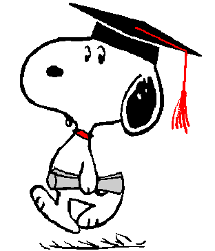 Snoopy graduation clip art