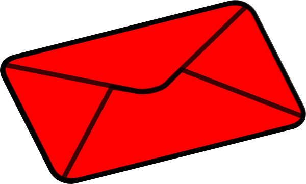 Red envelope clipart