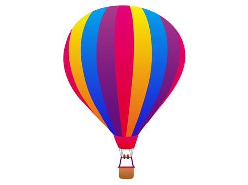 Rainbow parachute clipart - ClipartFox