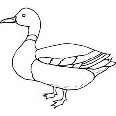 Line Drawing Duck - ClipArt Best