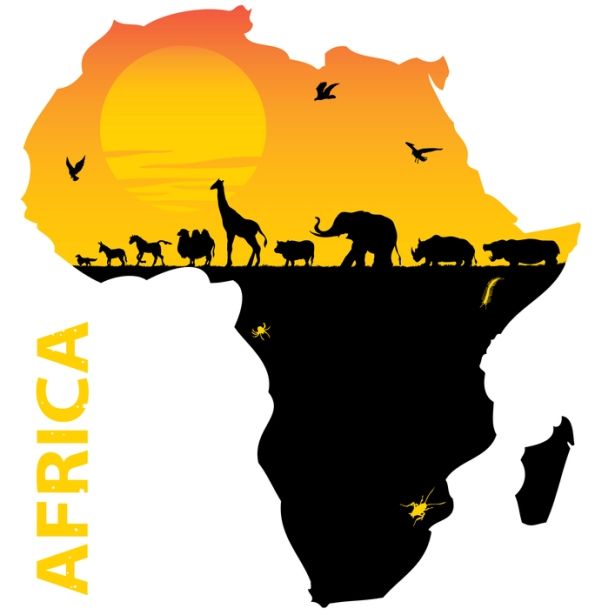 Africa Map | Ghana, Italy Map and ...