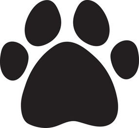 Cartoon Dog Paw Print Clipart - Free to use Clip Art Resource