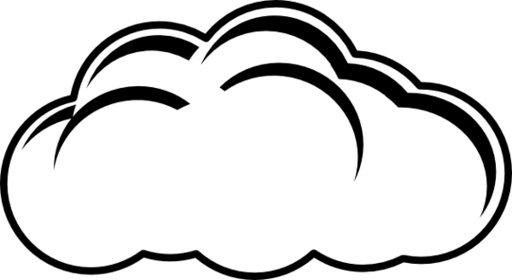 Cloud Outline Clipart - Free to use Clip Art Resource