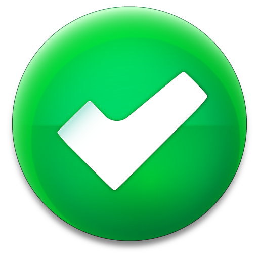 green tick button icon – Free Icons Download