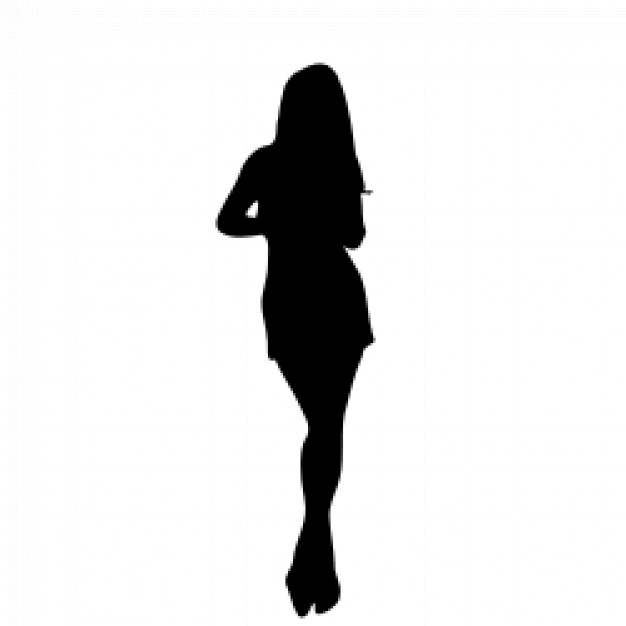 Silhouette Vector : Free Woman Silhouette .svg Vector - vectorea.com