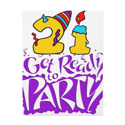21st Birthday Clip Art - Tumundografico