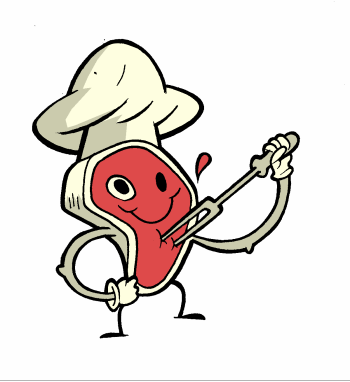 Cartoon Steak