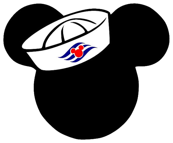 Mickey mouse head with hat clipart