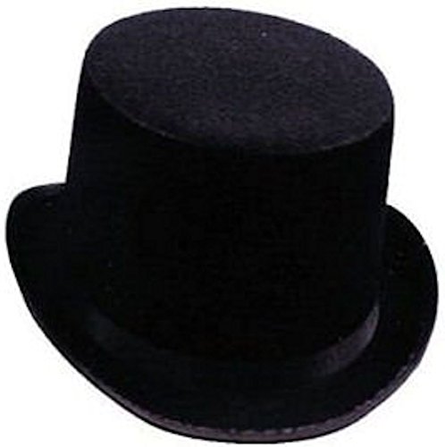 Amazon.com: Black Felt Top Hat Steampunk Accessories for Men ...