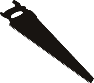 Hand saw clip art