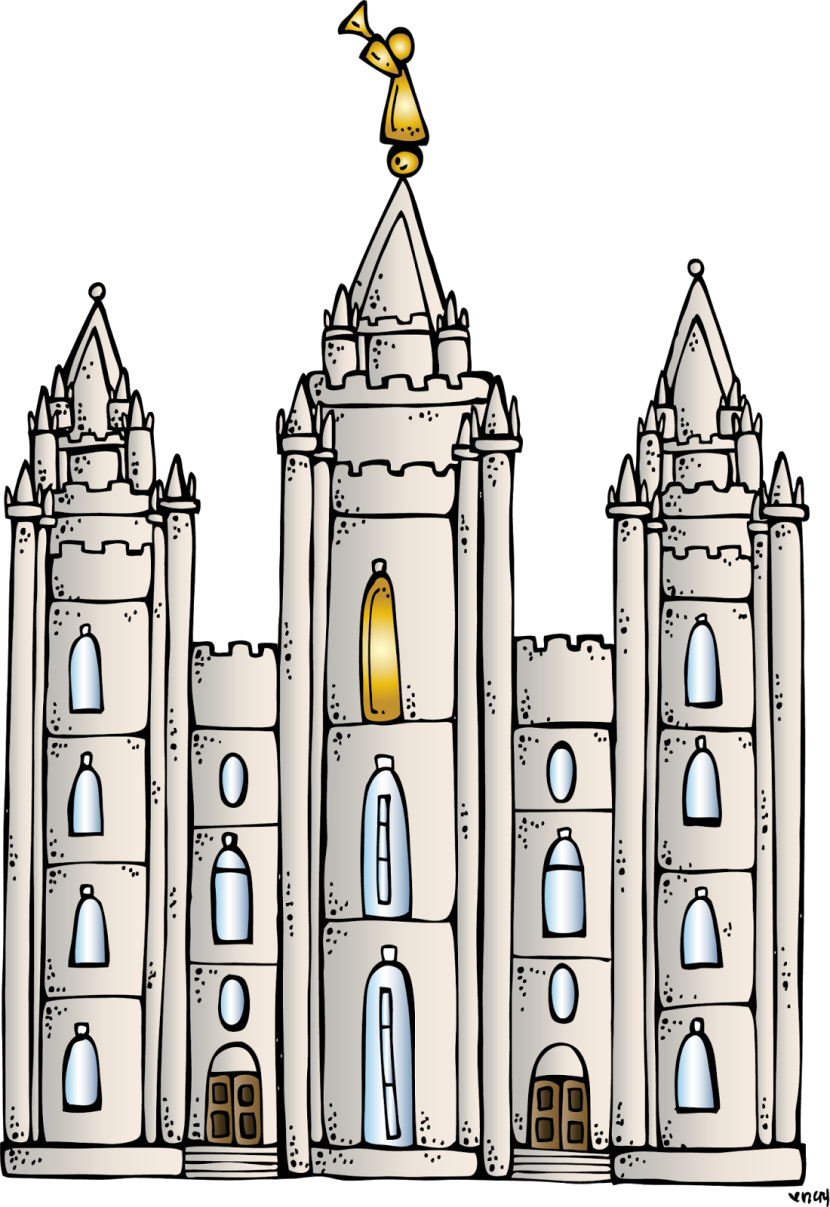 Lds temple clipart