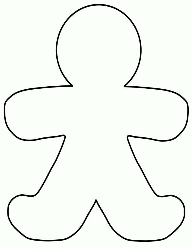 Outline Of Person Coloring Page - AZ Coloring Pages