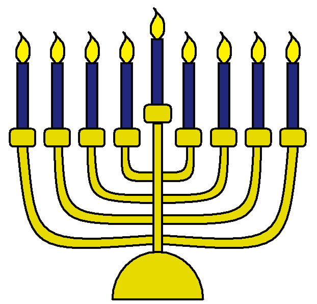 Menorah Clipart - Free Clipart Images