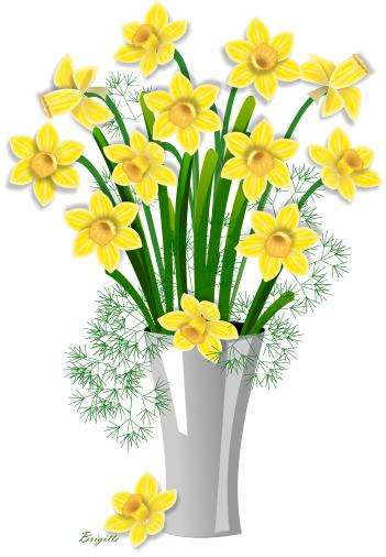 Free daffodil clip art