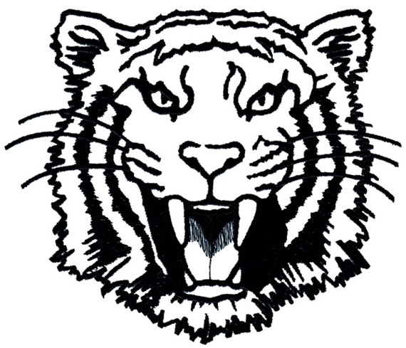 Tiger Outline Drawing Clipart - Free to use Clip Art Resource