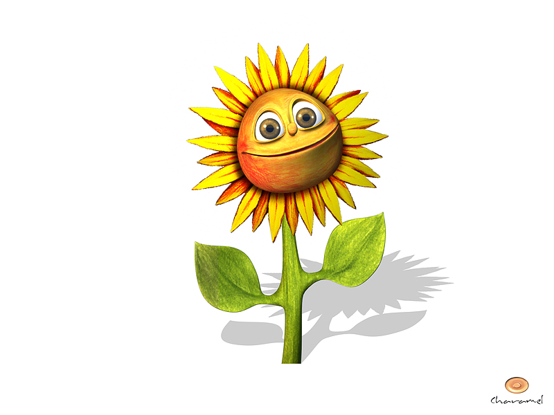 Cartoon Sunflower | Free Download Clip Art | Free Clip Art | on ...