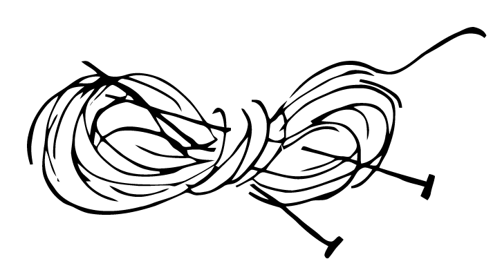 Ephemeraphilia: Free Vector Art: Knitting Needles and Yarn