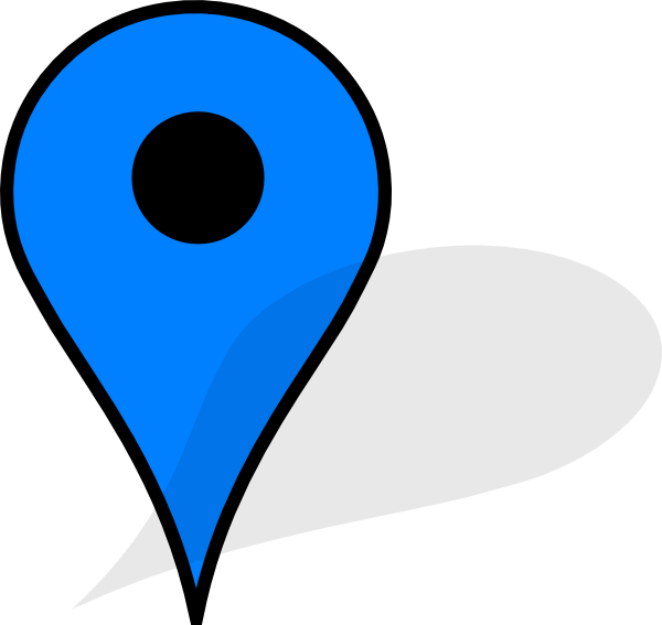 Google Maps Pin Blue SVG Downloads - Icon vector - Download vector ...