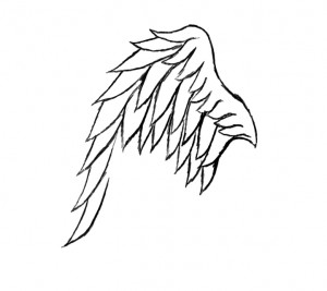 I 365 Art » How to draw a pair of angel wings