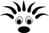 Cartoon Face Scary - vector clip art online, royalty free & public ...