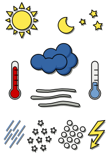 Weather symbol: Snow Flake6 Free Vector