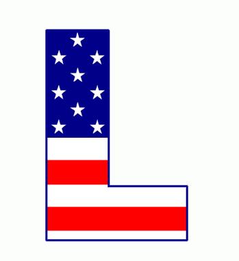 My Scouting Web Pages: Flag Letters