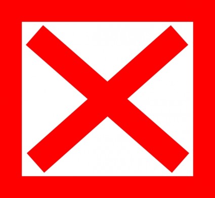 Wrong Cross Sign - ClipArt Best