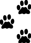 Print Stencils Dog Paw Prints Dog Paw Print 3 Small