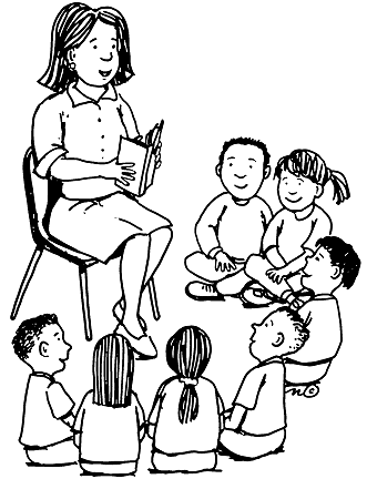 reading circle - Clip Art Gallery