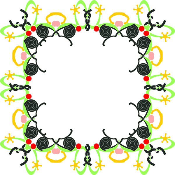 Abstract Picture Frame clip art - vector clip art online, royalty ...